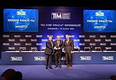 Şirketimiz, TİM Tarafından Düzenlenen Eskişehir İhracatçıları Ödül Töreni’nde 9.’luk Derecesi Elde Etti