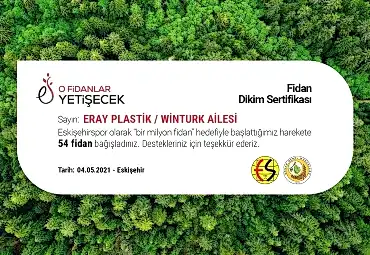 ''O FİDANLAR YETİŞECEK''